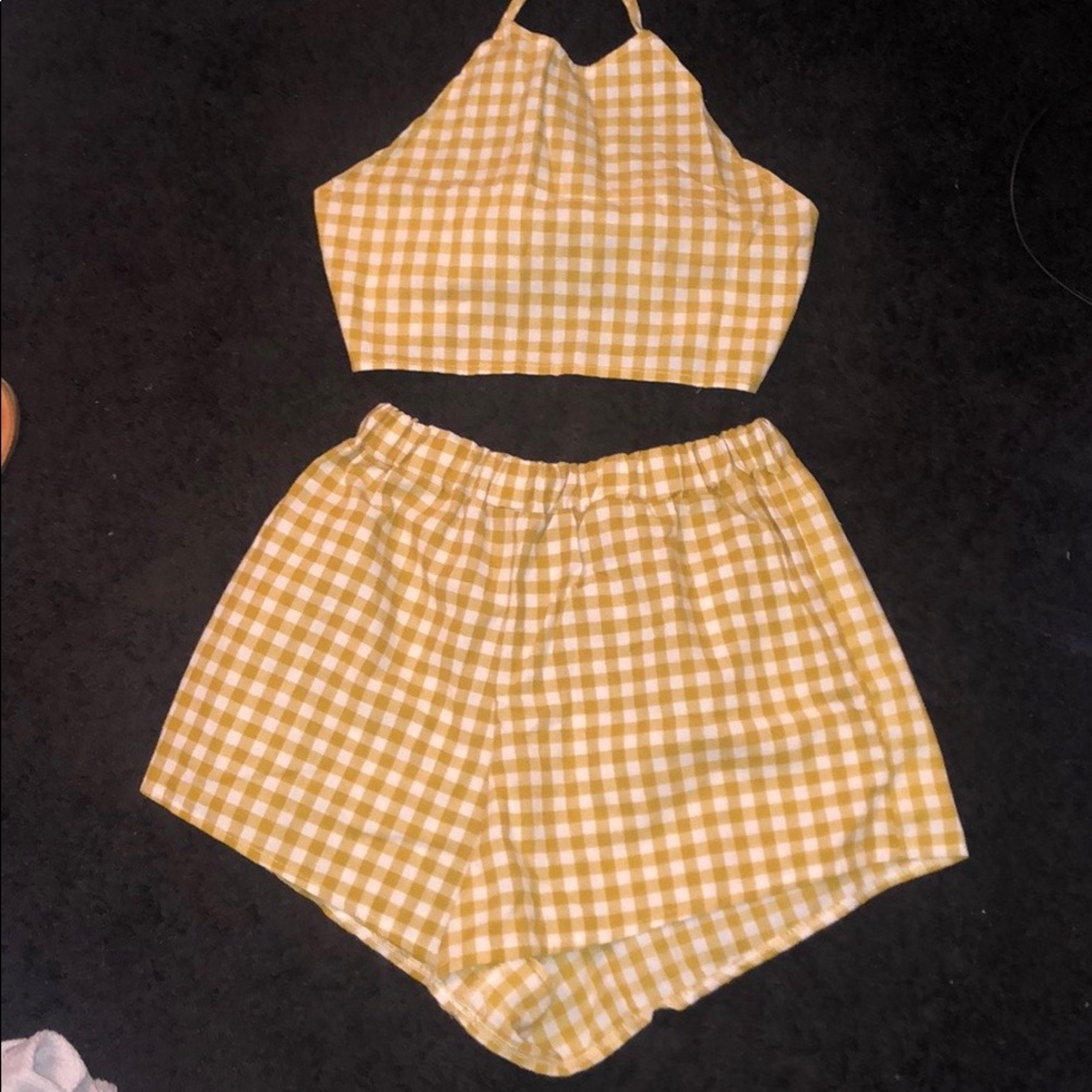 Yellow two piece